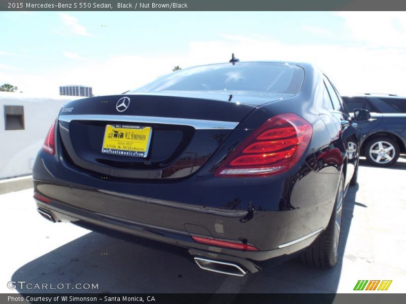Black / Nut Brown/Black 2015 Mercedes-Benz S 550 Sedan