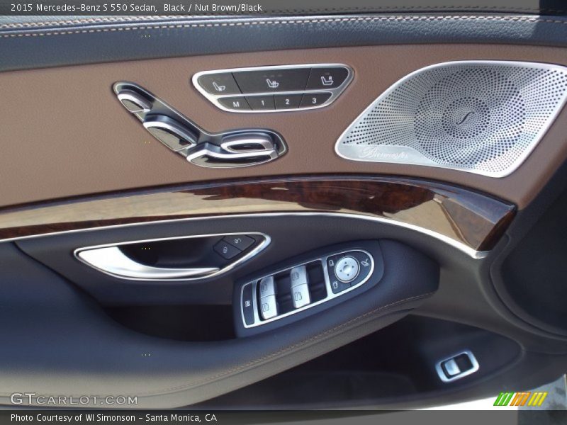 Black / Nut Brown/Black 2015 Mercedes-Benz S 550 Sedan