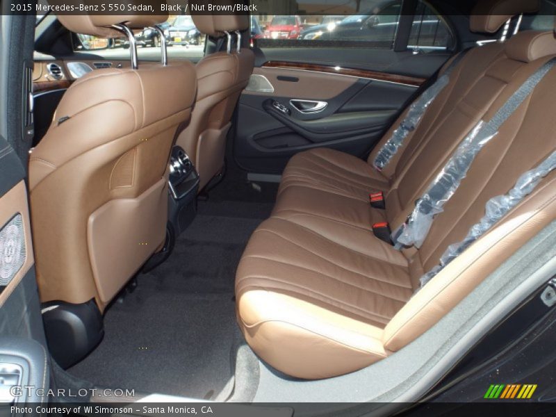 Black / Nut Brown/Black 2015 Mercedes-Benz S 550 Sedan