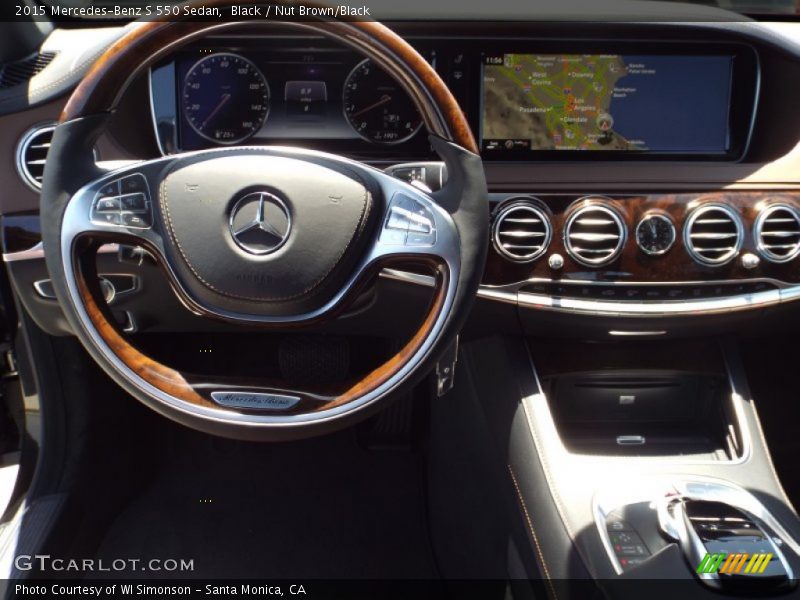 Black / Nut Brown/Black 2015 Mercedes-Benz S 550 Sedan
