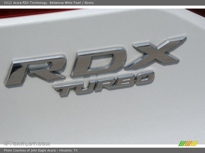 Bellanova White Pearl / Ebony 2012 Acura RDX Technology