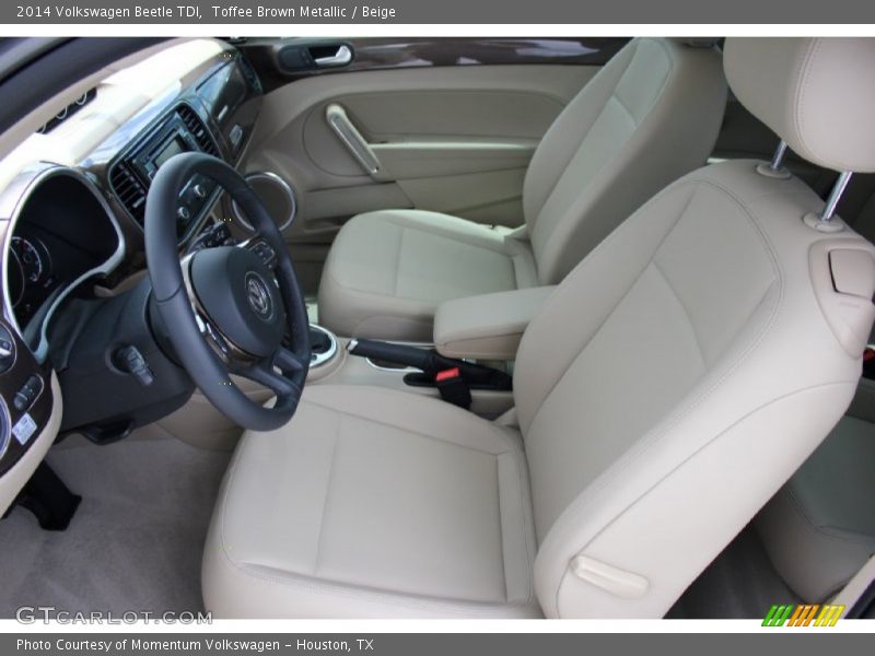 Toffee Brown Metallic / Beige 2014 Volkswagen Beetle TDI