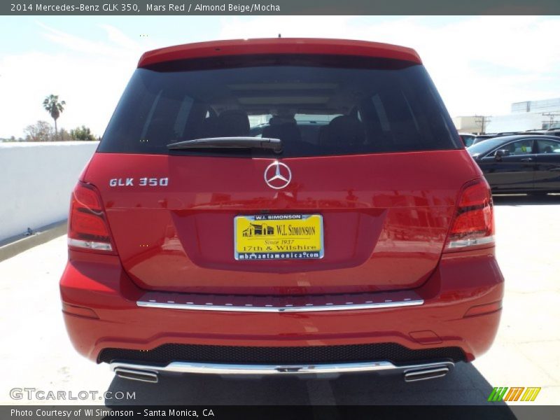 Mars Red / Almond Beige/Mocha 2014 Mercedes-Benz GLK 350