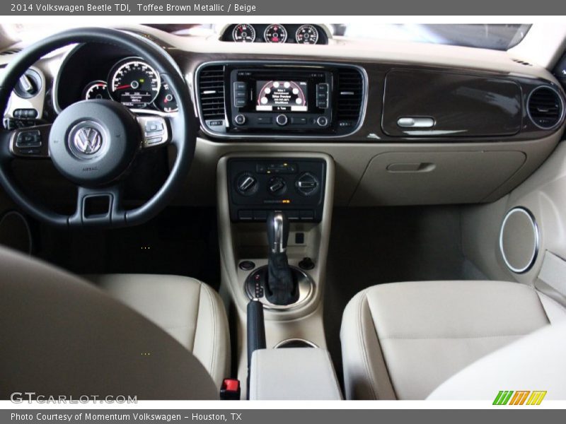 Toffee Brown Metallic / Beige 2014 Volkswagen Beetle TDI