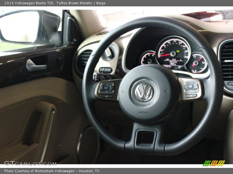 Toffee Brown Metallic / Beige 2014 Volkswagen Beetle TDI