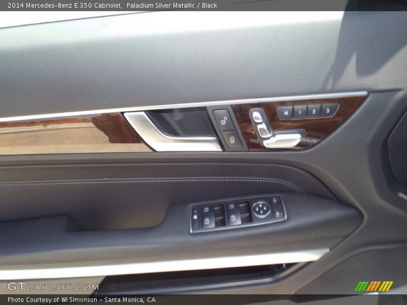Paladium Silver Metallic / Black 2014 Mercedes-Benz E 350 Cabriolet