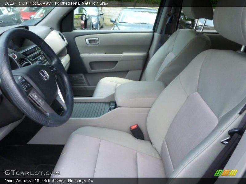 Polished Metal Metallic / Gray 2013 Honda Pilot EX 4WD