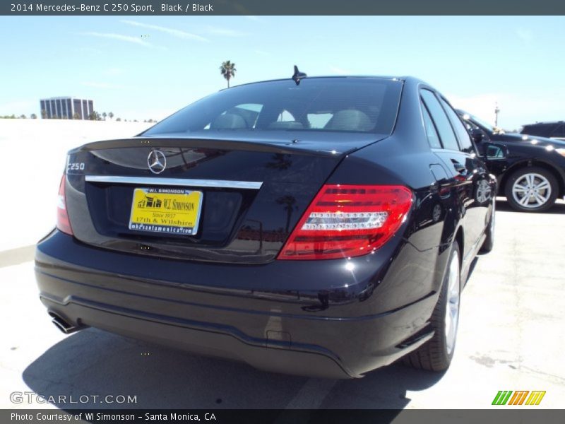 Black / Black 2014 Mercedes-Benz C 250 Sport