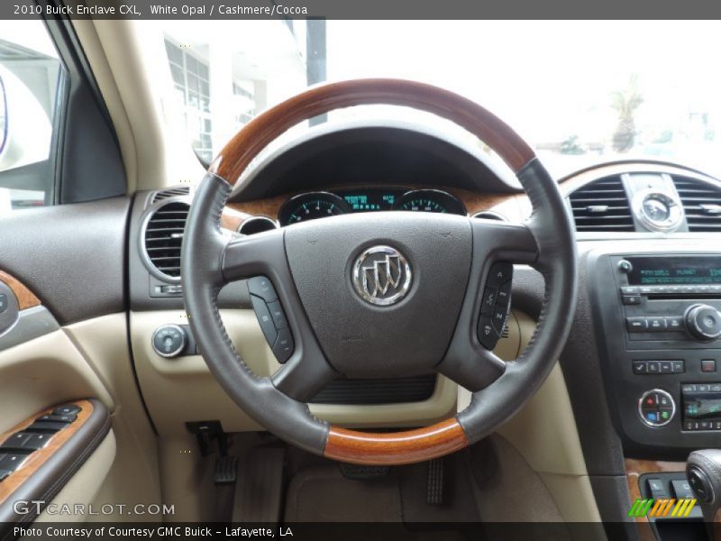 White Opal / Cashmere/Cocoa 2010 Buick Enclave CXL