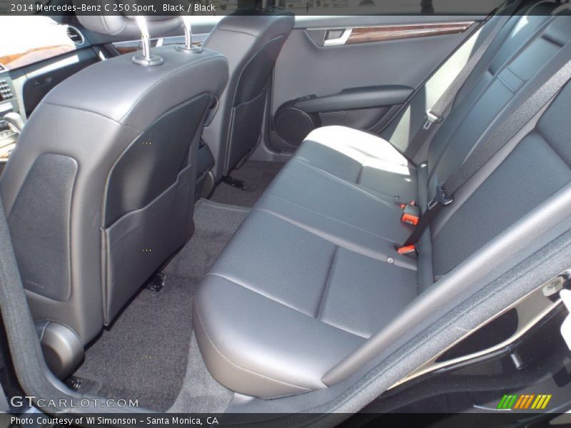 Black / Black 2014 Mercedes-Benz C 250 Sport