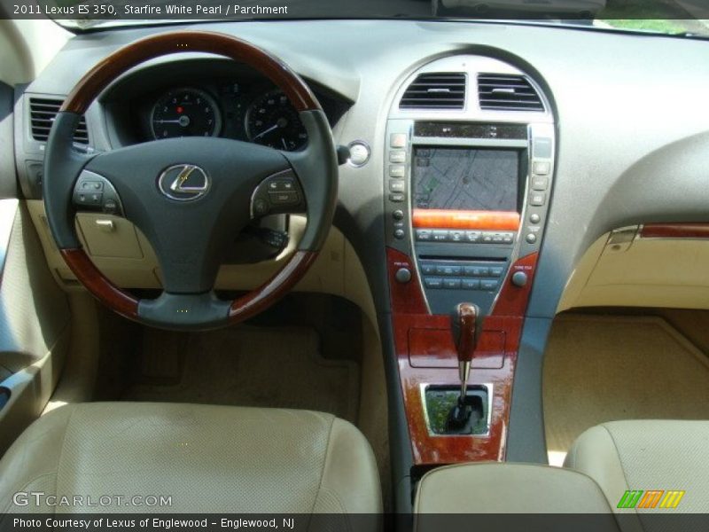Starfire White Pearl / Parchment 2011 Lexus ES 350