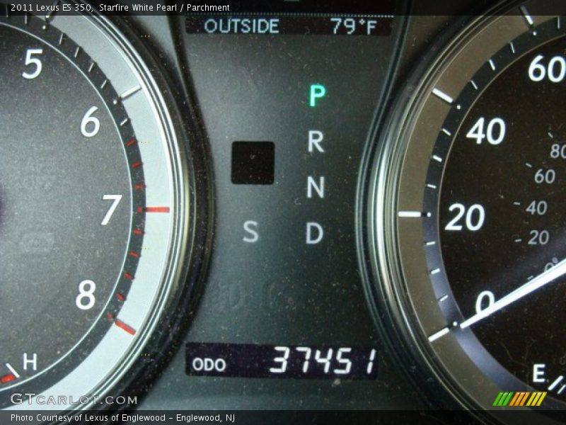 Starfire White Pearl / Parchment 2011 Lexus ES 350