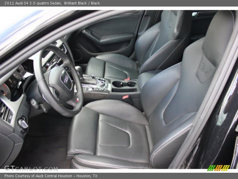 Front Seat of 2011 S4 3.0 quattro Sedan