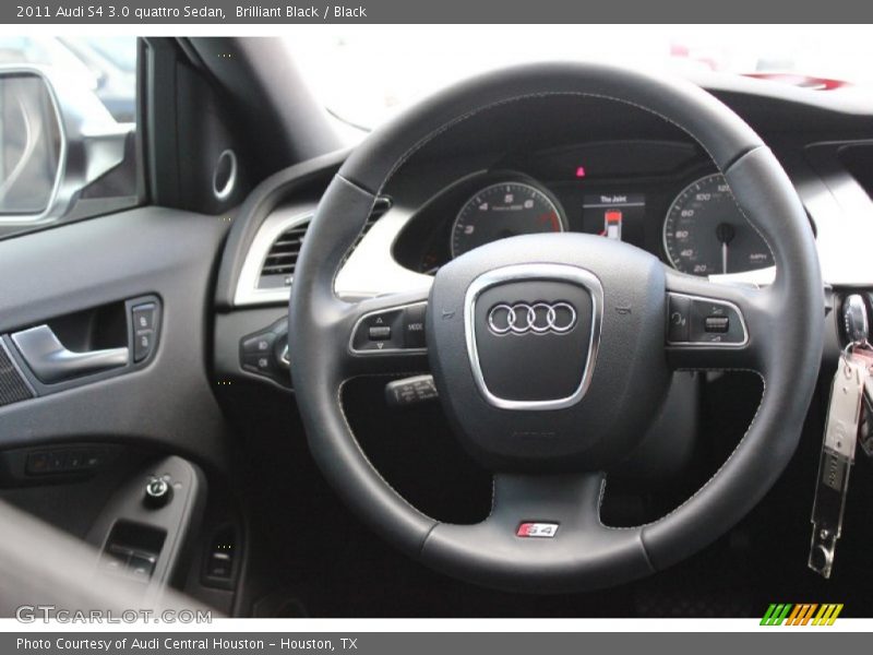 Brilliant Black / Black 2011 Audi S4 3.0 quattro Sedan