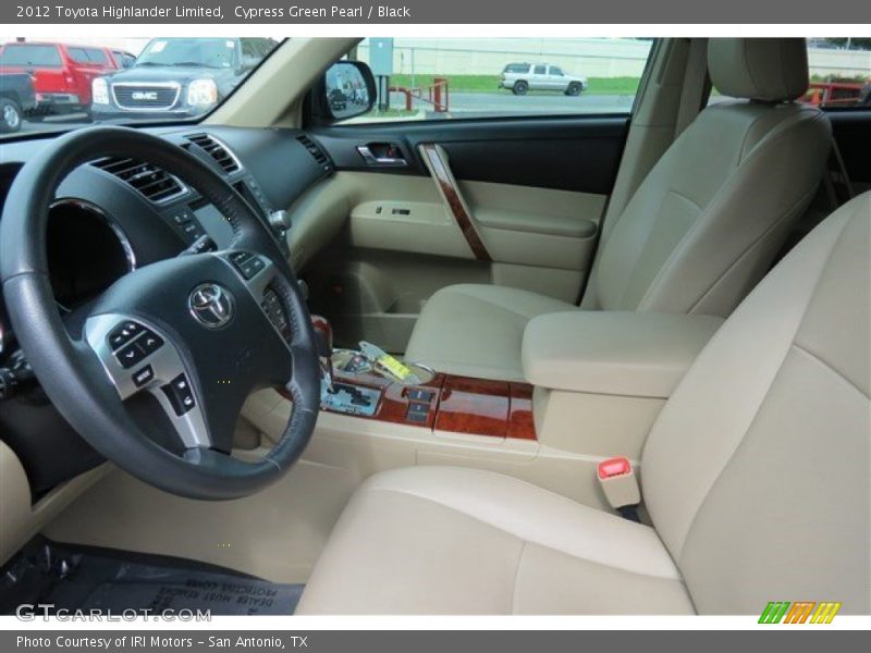 Cypress Green Pearl / Black 2012 Toyota Highlander Limited