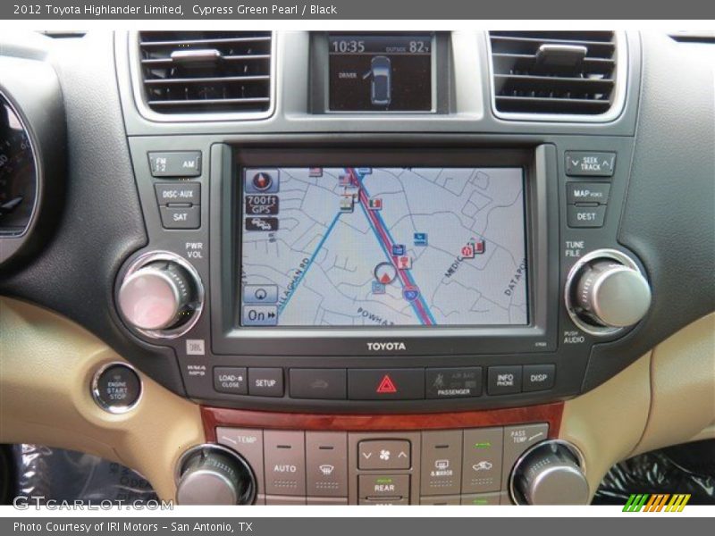 Cypress Green Pearl / Black 2012 Toyota Highlander Limited