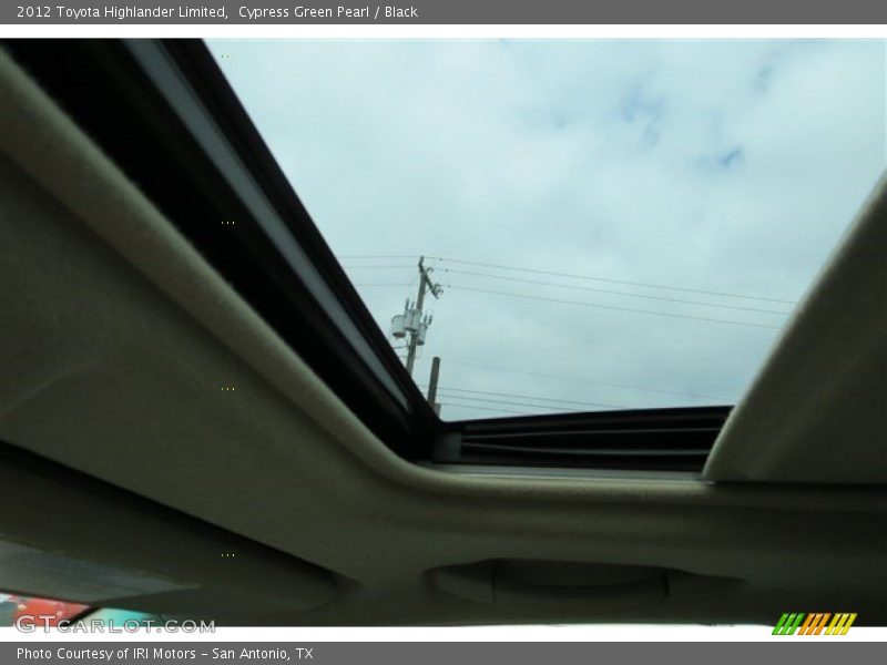 Cypress Green Pearl / Black 2012 Toyota Highlander Limited