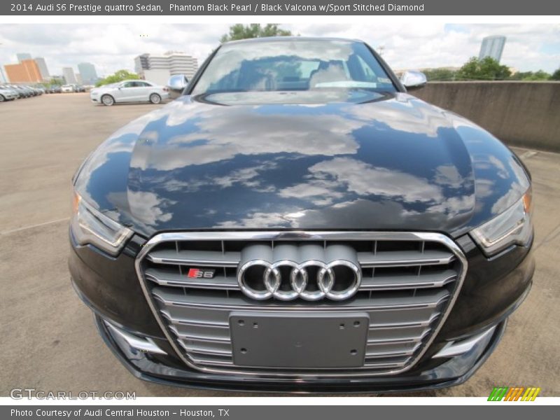 Phantom Black Pearl / Black Valcona w/Sport Stitched Diamond 2014 Audi S6 Prestige quattro Sedan
