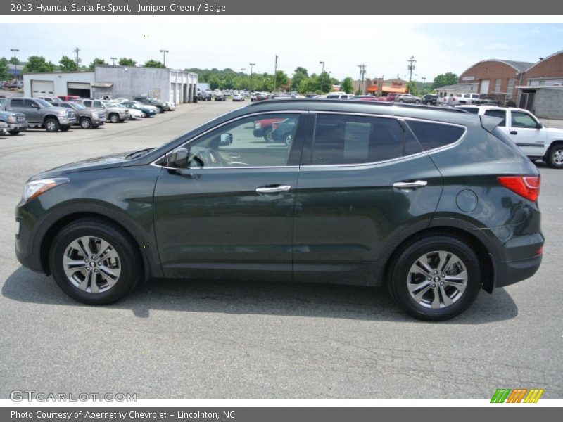 Juniper Green / Beige 2013 Hyundai Santa Fe Sport