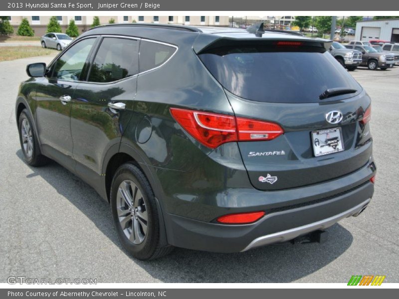 Juniper Green / Beige 2013 Hyundai Santa Fe Sport