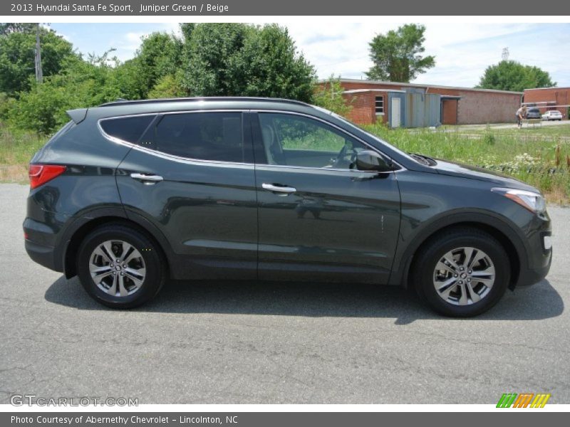 Juniper Green / Beige 2013 Hyundai Santa Fe Sport