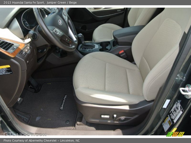Juniper Green / Beige 2013 Hyundai Santa Fe Sport