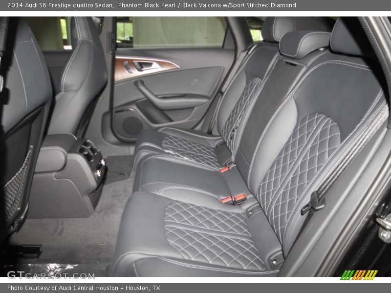 Phantom Black Pearl / Black Valcona w/Sport Stitched Diamond 2014 Audi S6 Prestige quattro Sedan