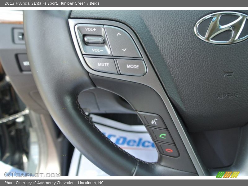 Juniper Green / Beige 2013 Hyundai Santa Fe Sport