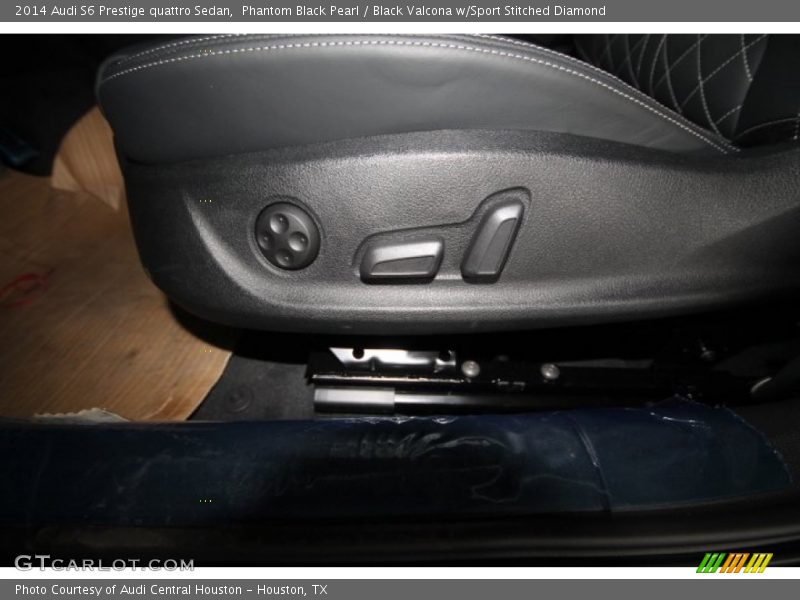Phantom Black Pearl / Black Valcona w/Sport Stitched Diamond 2014 Audi S6 Prestige quattro Sedan