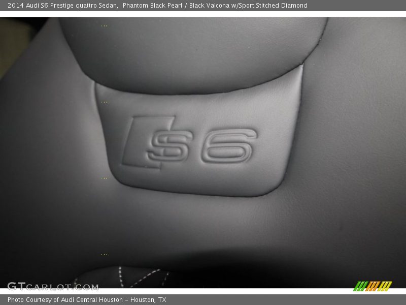 Phantom Black Pearl / Black Valcona w/Sport Stitched Diamond 2014 Audi S6 Prestige quattro Sedan