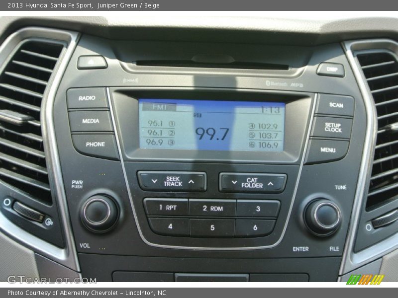 Juniper Green / Beige 2013 Hyundai Santa Fe Sport