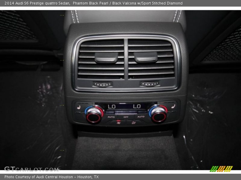 Phantom Black Pearl / Black Valcona w/Sport Stitched Diamond 2014 Audi S6 Prestige quattro Sedan
