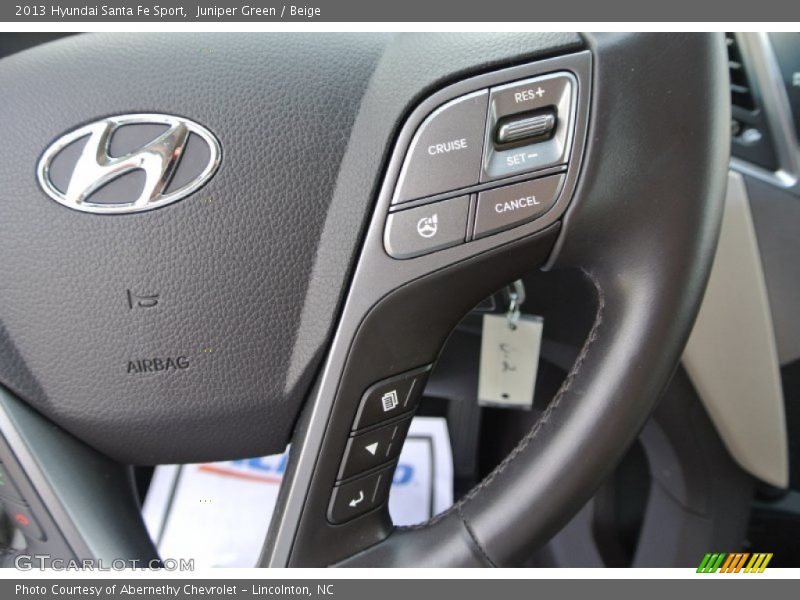 Juniper Green / Beige 2013 Hyundai Santa Fe Sport