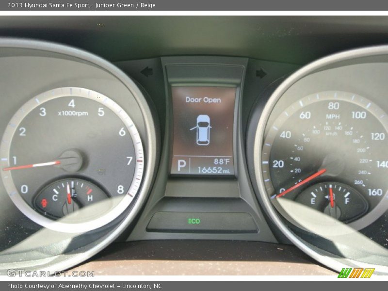 Juniper Green / Beige 2013 Hyundai Santa Fe Sport