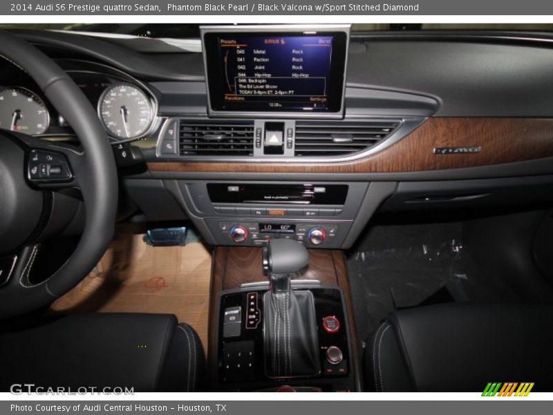 Phantom Black Pearl / Black Valcona w/Sport Stitched Diamond 2014 Audi S6 Prestige quattro Sedan