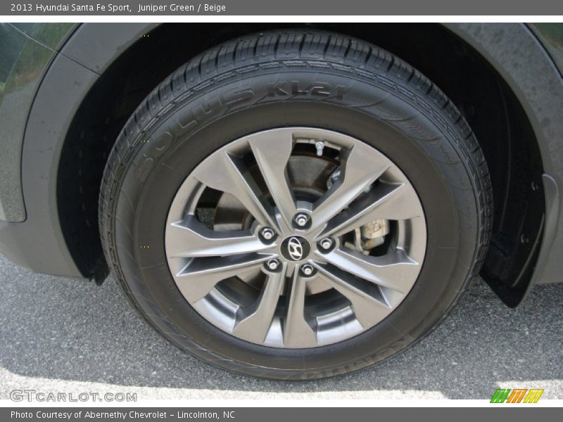 Juniper Green / Beige 2013 Hyundai Santa Fe Sport