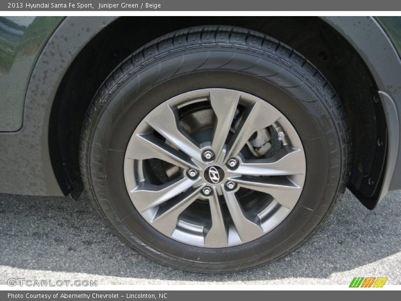 Juniper Green / Beige 2013 Hyundai Santa Fe Sport