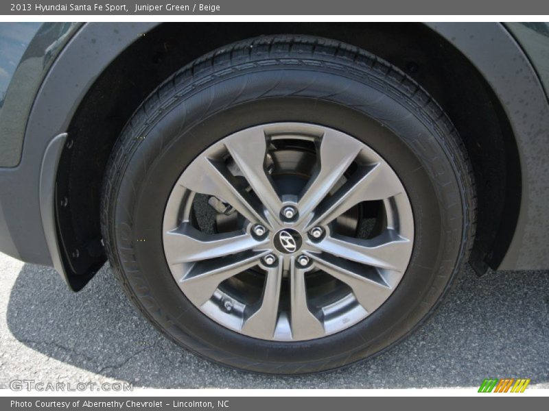 Juniper Green / Beige 2013 Hyundai Santa Fe Sport