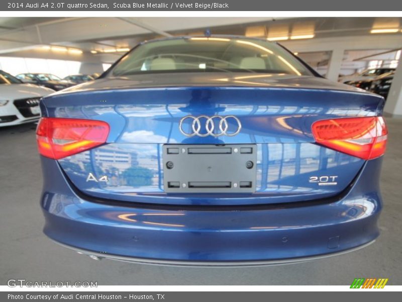 Scuba Blue Metallic / Velvet Beige/Black 2014 Audi A4 2.0T quattro Sedan