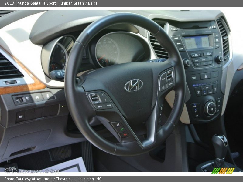 Juniper Green / Beige 2013 Hyundai Santa Fe Sport