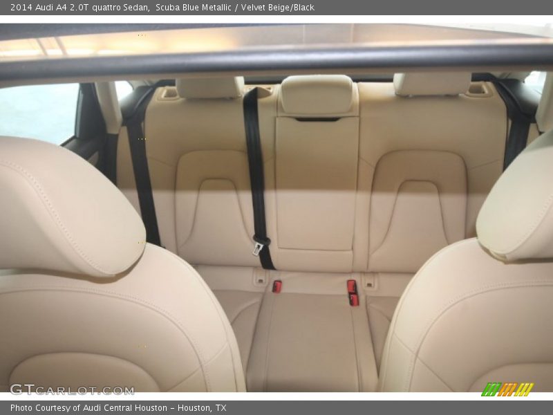 Scuba Blue Metallic / Velvet Beige/Black 2014 Audi A4 2.0T quattro Sedan