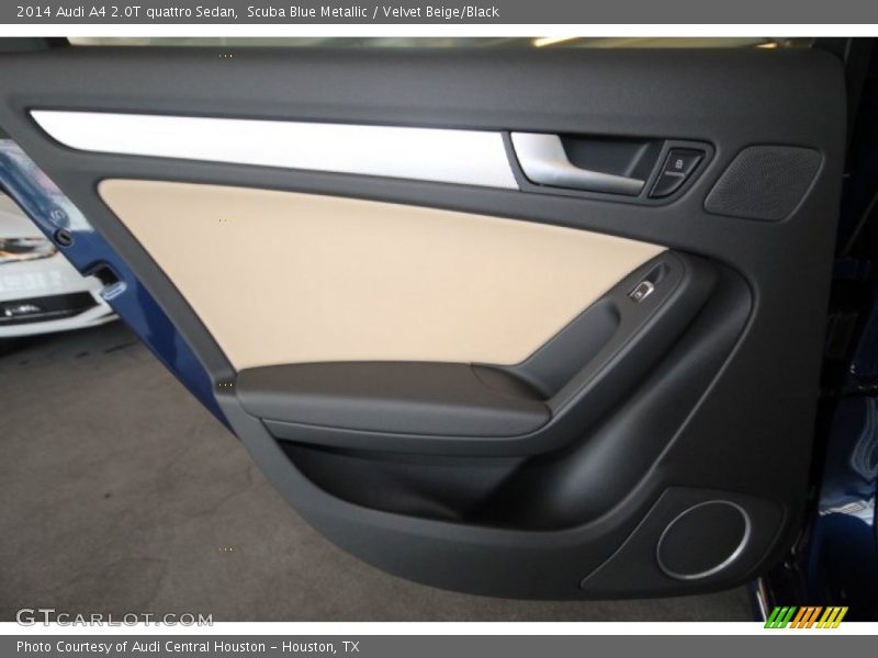 Scuba Blue Metallic / Velvet Beige/Black 2014 Audi A4 2.0T quattro Sedan