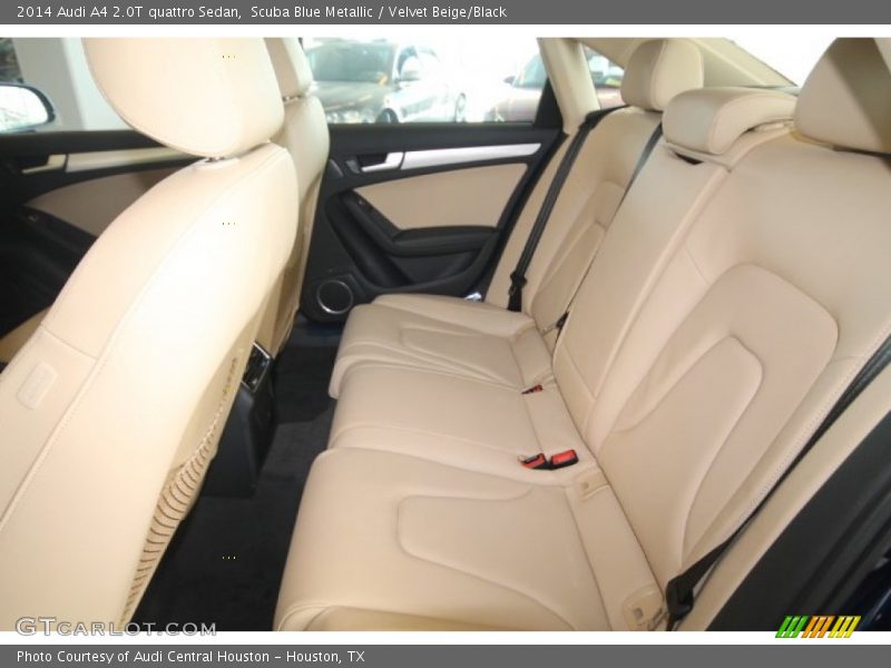 Scuba Blue Metallic / Velvet Beige/Black 2014 Audi A4 2.0T quattro Sedan