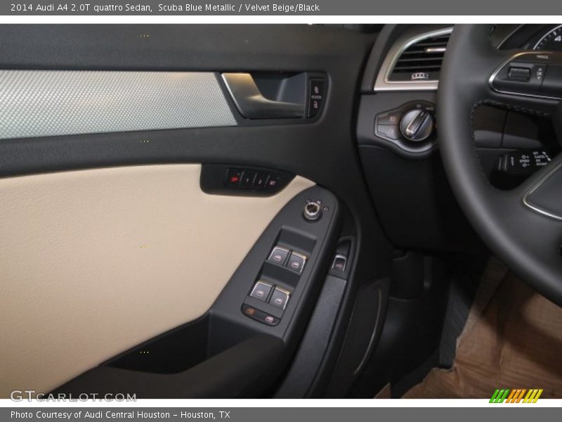 Scuba Blue Metallic / Velvet Beige/Black 2014 Audi A4 2.0T quattro Sedan