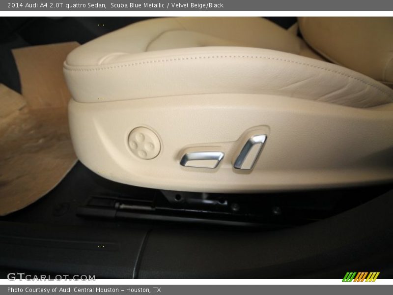Scuba Blue Metallic / Velvet Beige/Black 2014 Audi A4 2.0T quattro Sedan