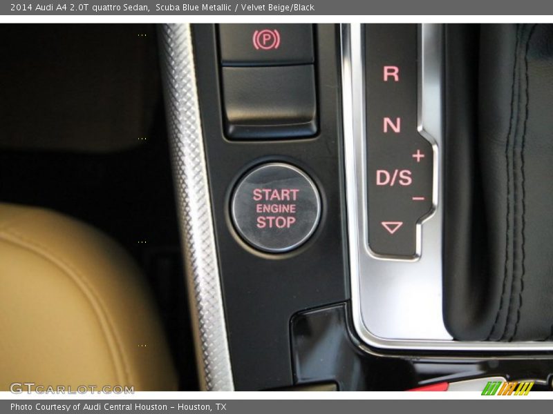 Scuba Blue Metallic / Velvet Beige/Black 2014 Audi A4 2.0T quattro Sedan