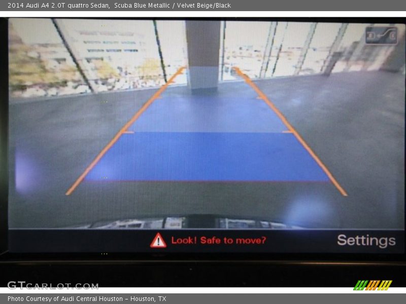 Scuba Blue Metallic / Velvet Beige/Black 2014 Audi A4 2.0T quattro Sedan
