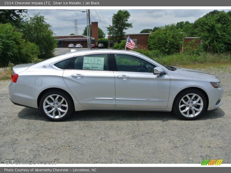 Silver Ice Metallic / Jet Black 2014 Chevrolet Impala LTZ