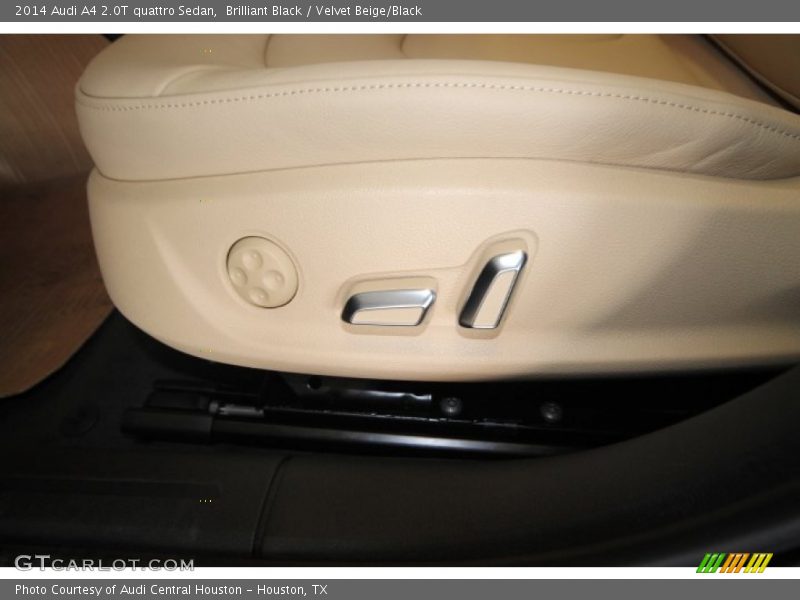Brilliant Black / Velvet Beige/Black 2014 Audi A4 2.0T quattro Sedan