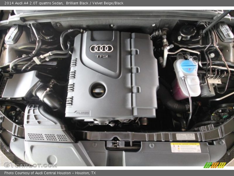 Brilliant Black / Velvet Beige/Black 2014 Audi A4 2.0T quattro Sedan